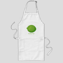 Lime Long Apron