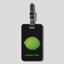 Lime Luggage Tag