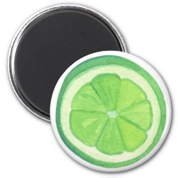 Lime Magnet by marainey1 at Zazzle
