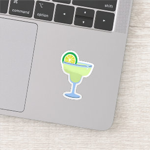 Lime Margarita Glass Sticker