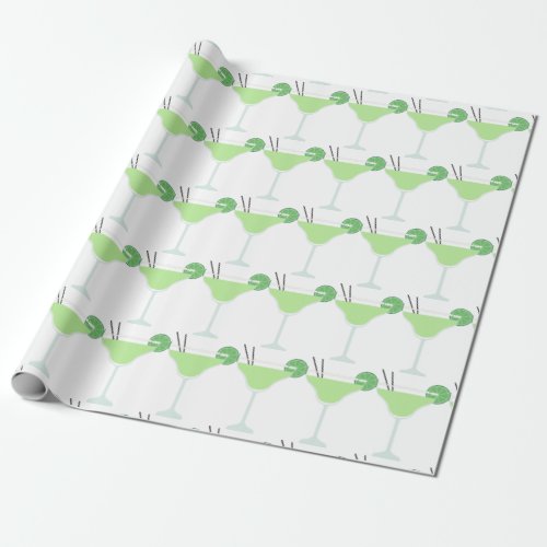 Lime Margarita Wrapping Paper