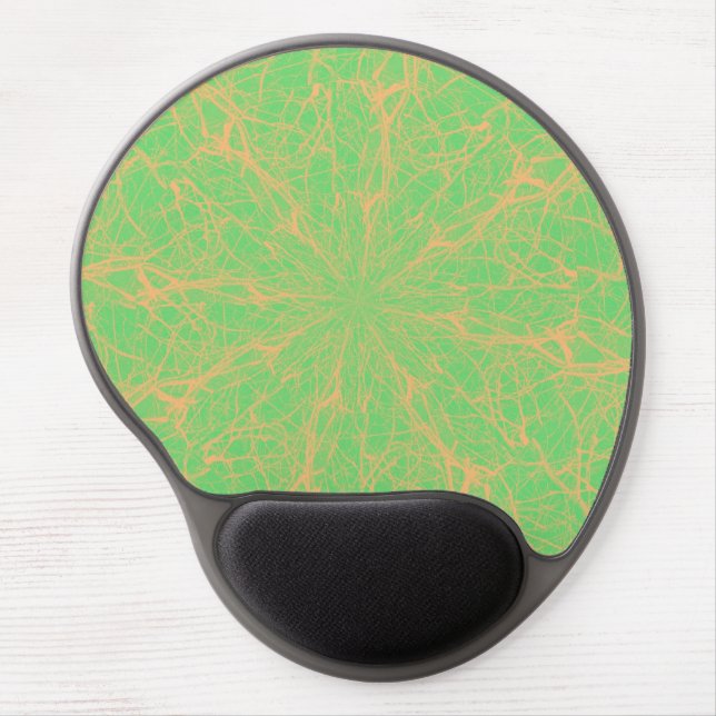 Lime Maze Gel Mousepad (Front)