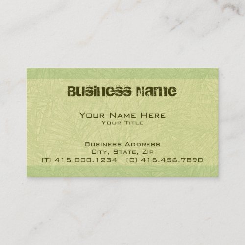 lime palm ~ bc business card template
