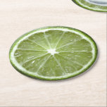 Lime Paper Coasters<br><div class="desc">Lime</div>