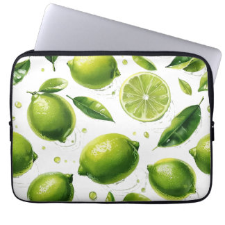 Lime Pattern Laptop Sleeve