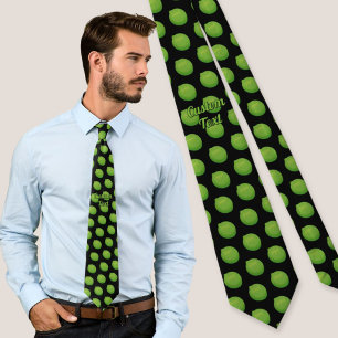 Lime Pattern Neck Tie