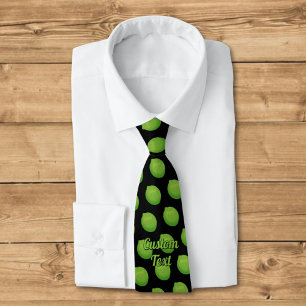 Lime Pattern Neck Tie