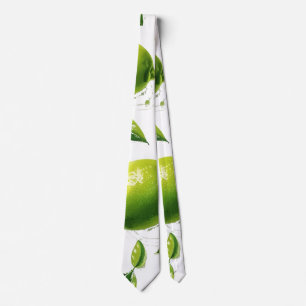 Lime Pattern Neck Tie