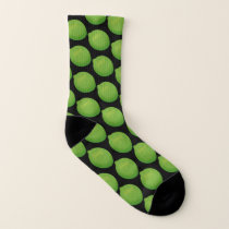 Lime Pattern Socks