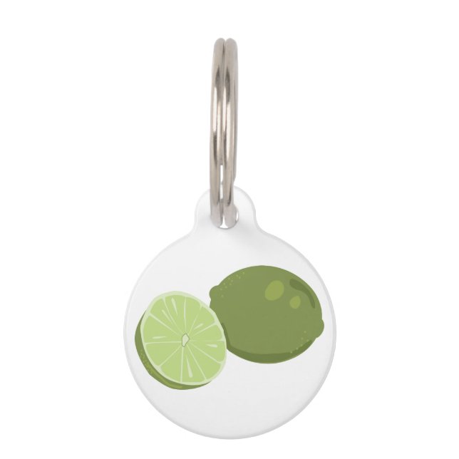 Lime Pet ID Tag (Front)