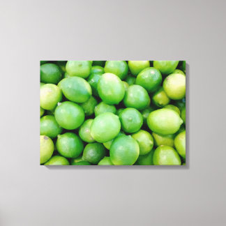 Lime Photo Canvas Print