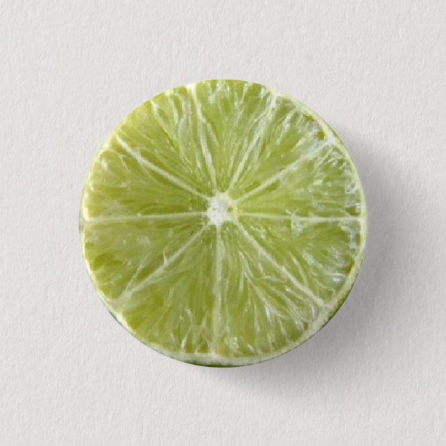 Lime Pinback Button (Front)