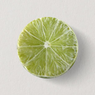 Lime Pinback Button