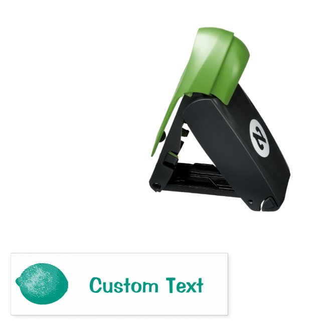 Lime Pocket Stamp (Open with Design)