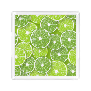 Lime pop acrylic tray