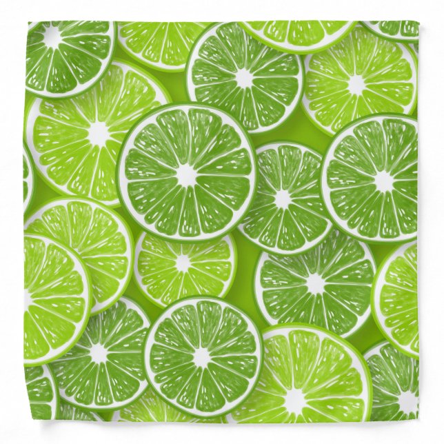 Lime pop bandana (Front)