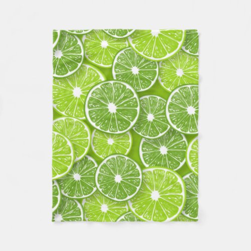 Lime pop fleece blanket