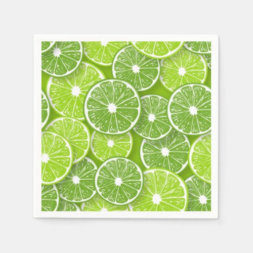 Lime pop napkins