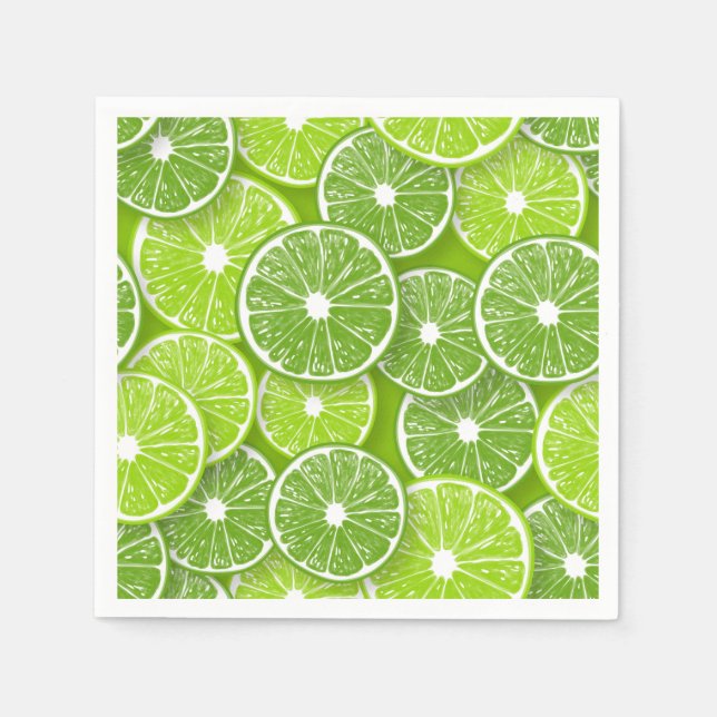 Lime pop napkins (Front)