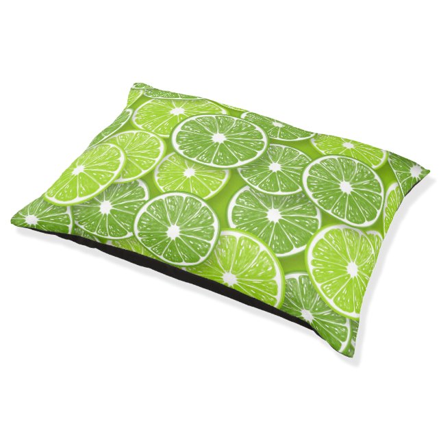 Lime pop pet bed (Angled)