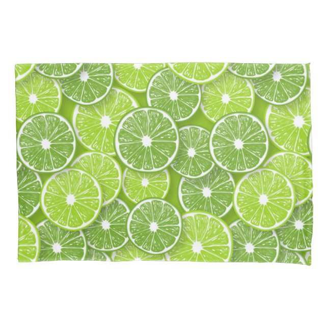 Lime pop pillow case (Front)