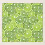 Lime pop scarf<br><div class="desc">Hand drawn vector pattern with lime slices</div>