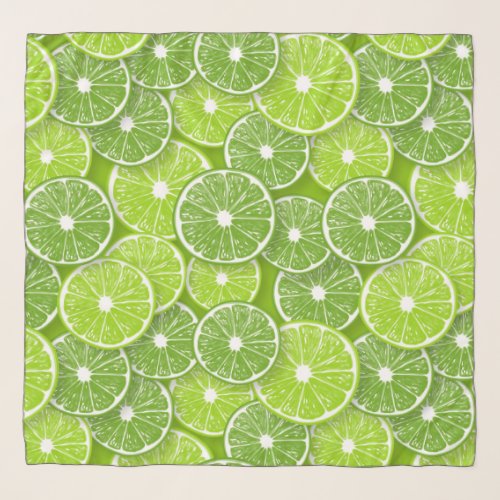 Lime pop scarf