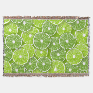 Lime pop throw blanket