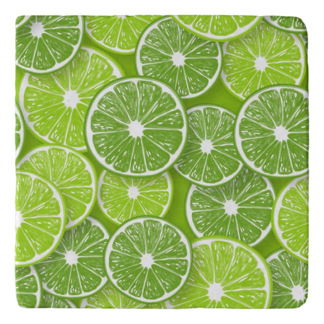 Lime pop trivet (Front)