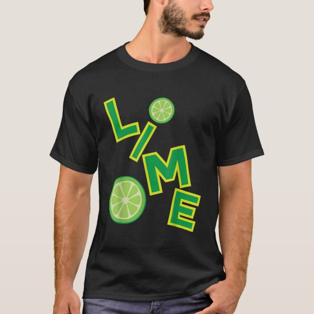 Lime Salt Tequila Halloween Costume T Shirt Group  (Front)