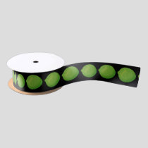 Lime Satin Ribbon