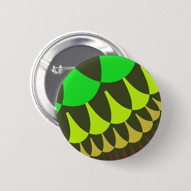 Lime Scales Button (Front & Back)
