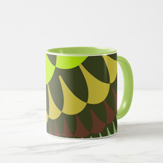 Lime Scales Mug (Front Right)