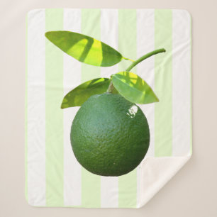 Lime Sherpa Blanket