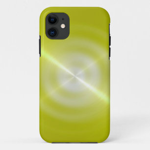 Lime Shiny Stainless Steel Metal iPhone 11 Case
