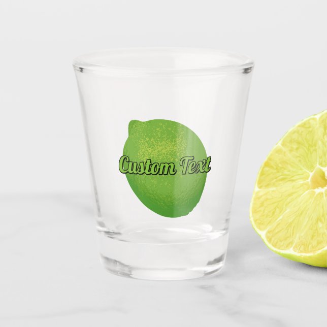 Lime Shot Glass (Front)
