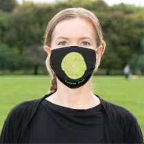 Lime Slice Adult Cloth Face Mask