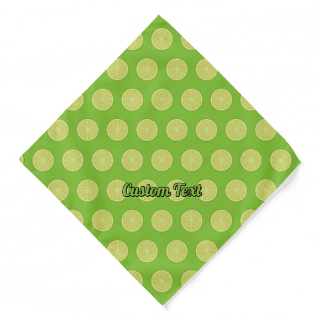 Lime Slice Bandana (Front)