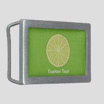 Lime Slice Belt Buckle