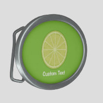 Lime Slice Belt Buckle