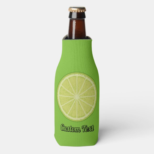 Lime Slice Bottle Cooler (Bottle Front)