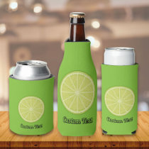 Lime Slice Bottle Cooler