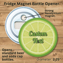 Lime Slice Bottle Opener