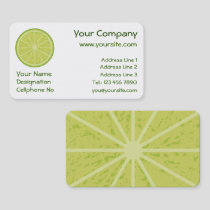 Lime Slice Business Card
