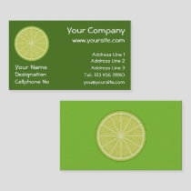 Lime Slice Business Card