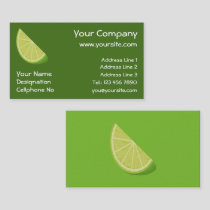 Lime Slice Business Card