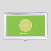 Lime Slice Business Card Case