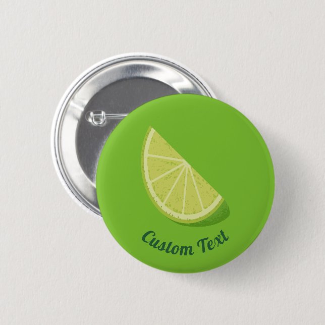 Lime Slice Button (Front & Back)