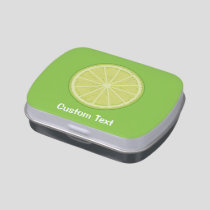 Lime Slice Candy Tin