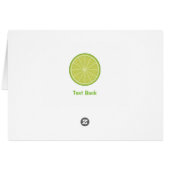 Lime Slice Cards (Back Horizontal)